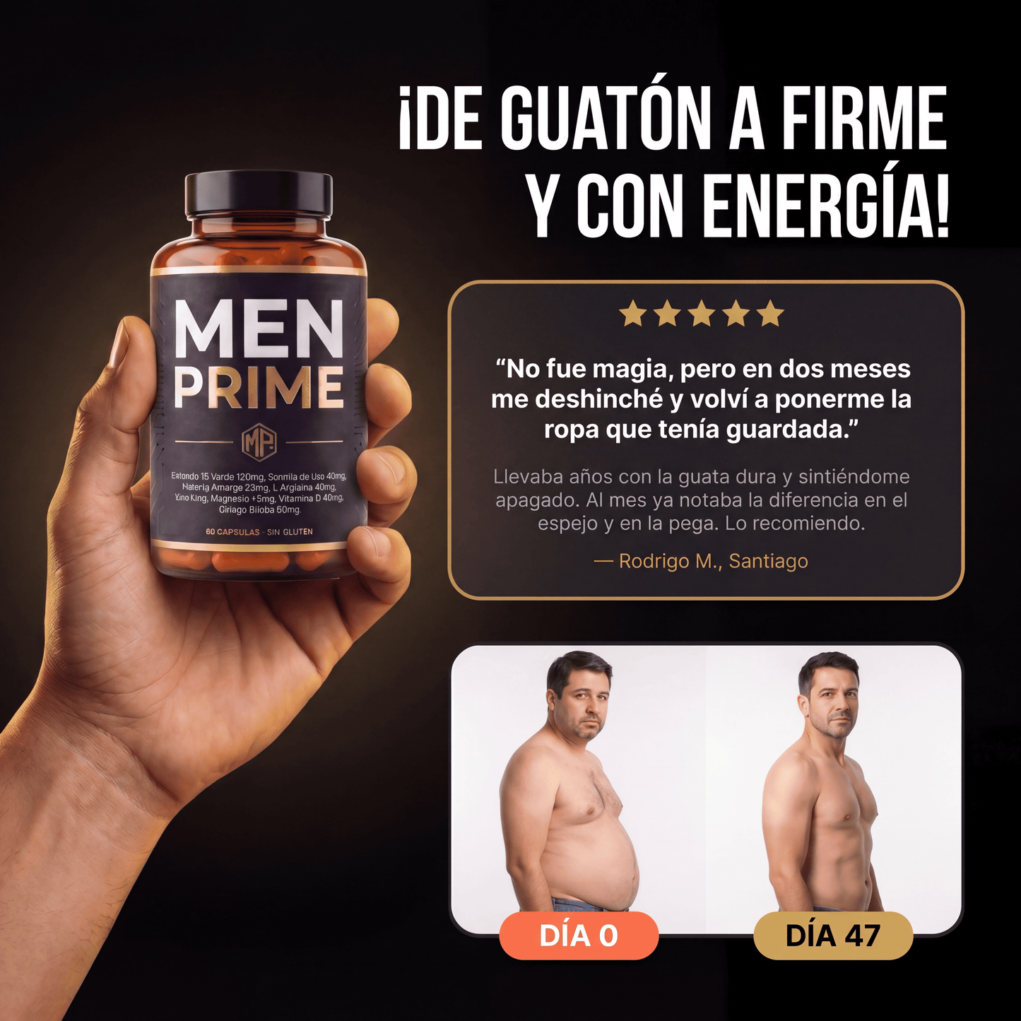 MENPRIME® - Recupera un aspecto firme y masculino.