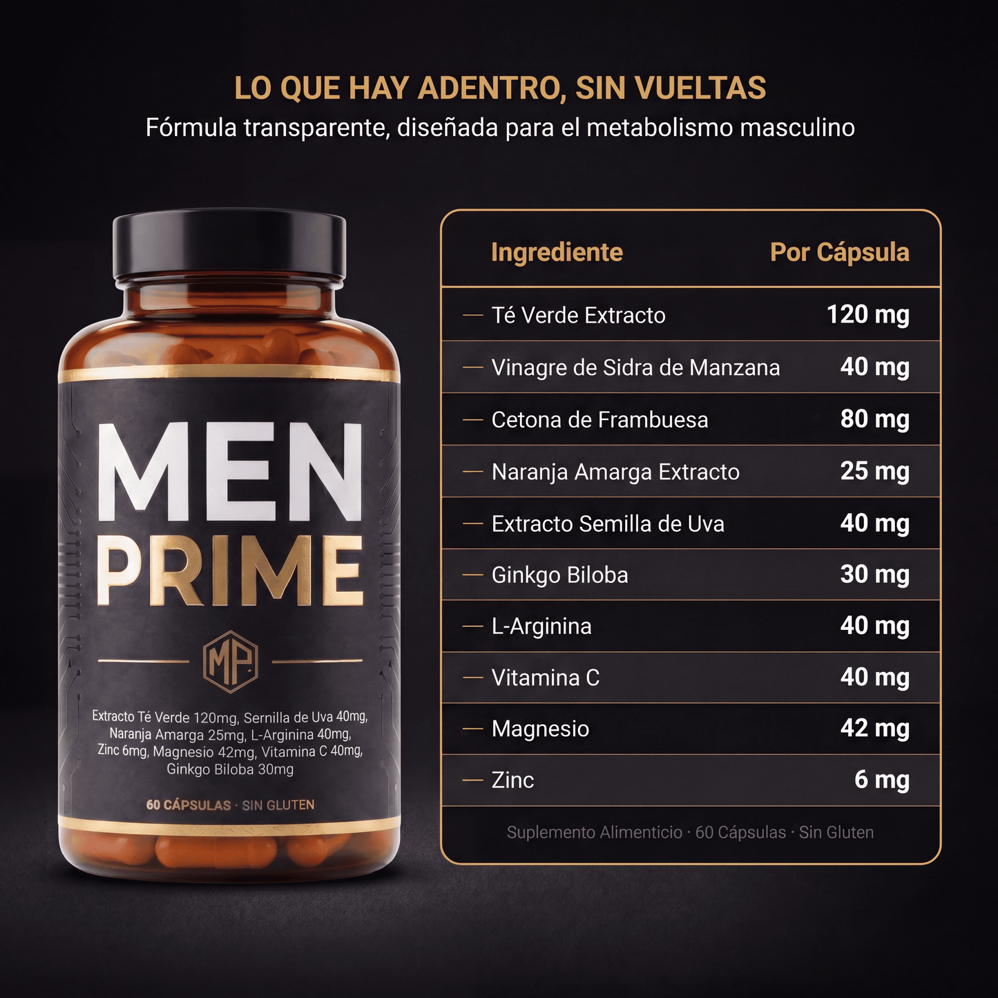 MENPRIME® - Recupera un aspecto firme y masculino.